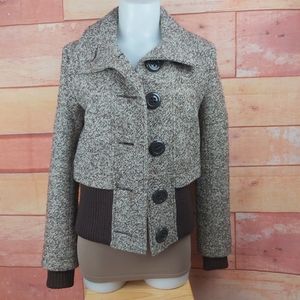 Soia & Kyo Brown Bomber Jacket